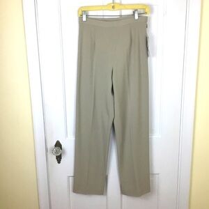 Rafaella Khaki Dress Pant Stretch Size 6 Petite NWT